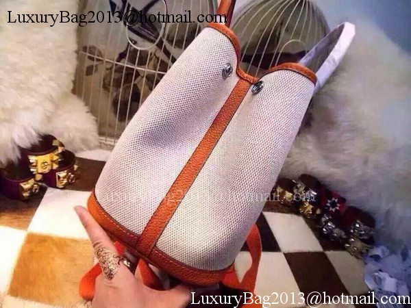 Hermes Garden Party 36cm Tote Bags Canvas HGP1927 Orange Hermes Garden Party 36cm Tote Bags Canvas HGP1927 Orange