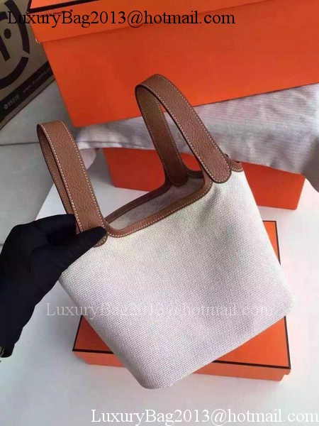 Hermes Picotin Lock 18cm Bag Canvas HPL8618T Wheat Hermes Picotin Lock 18cm Bag Canvas HPL8618T Wheat