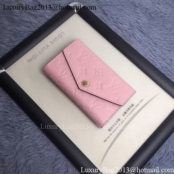 Louis Vuitton Monogram Empreinte COMPACT CURIEUSE WALLET M60568 Pink Louis Vuitton Monogram Empreinte COMPACT CURIEUSE WALLET M60568 Pink