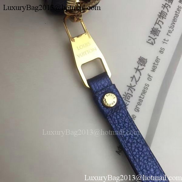 Louis Vuitton Monogram Empreinte ZIPPY WALLET M60571 Blue Louis Vuitton Monogram Empreinte ZIPPY WALLET M60571 Blue
