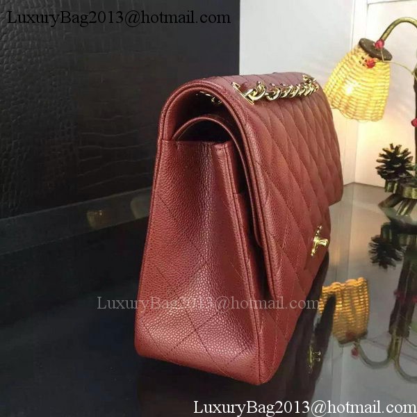 Chanel Classic Flap Bag Original Cannage Patterns A1119 Burgundy Chanel Classic Flap Bag Original Cannage Patterns A1119 Burgundy
