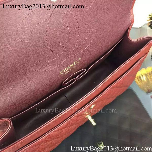 Chanel Classic Flap Bag Original Cannage Patterns A1119 Burgundy Chanel Classic Flap Bag Original Cannage Patterns A1119 Burgundy