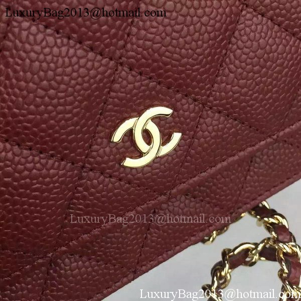 Chanel mini Flap Bag Cannage Pattern A8373 Burgundy Chanel mini Flap Bag Cannage Pattern A8373 Burgundy