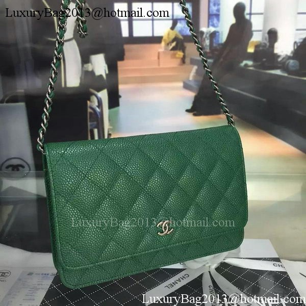 Chanel mini Flap Bag Cannage Pattern A8373 Green Chanel mini Flap Bag Cannage Pattern A8373 Green