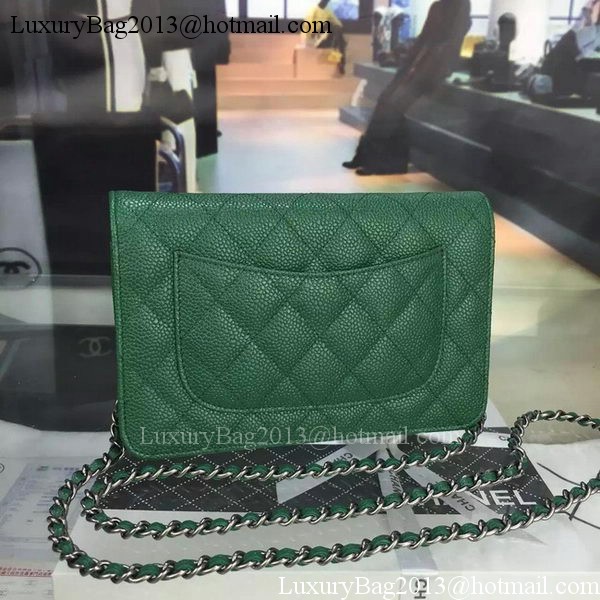 Chanel mini Flap Bag Cannage Pattern A8373 Green Chanel mini Flap Bag Cannage Pattern A8373 Green