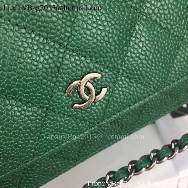 Chanel mini Flap Bag Cannage Pattern A8373 Green Chanel mini Flap Bag Cannage Pattern A8373 Green