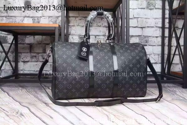 Louis Vuitton Monogram Eclipse Canvas KEEPALL 45 BANDOULIERE M40569 Louis Vuitton Monogram Eclipse Canvas KEEPALL 45 BANDOULIERE M40569