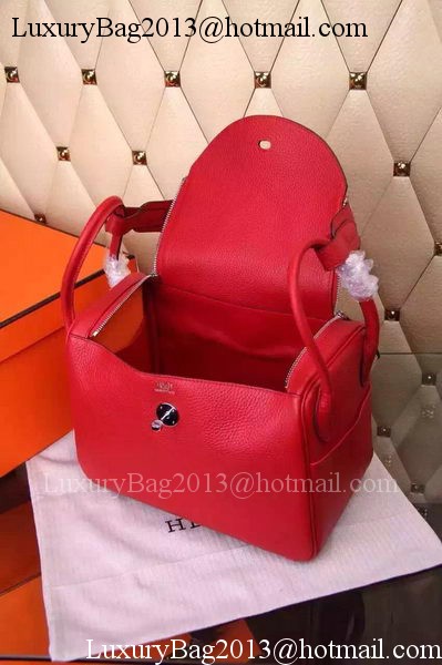 Hermes Lindy 30CM Leather Shoulder Bag H0881 Red Hermes Lindy 30CM Leather Shoulder Bag H0881 Red