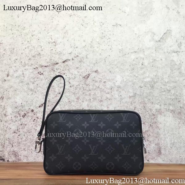 Louis Vuitton Monogram Eclipse Canvas KASAI CLUTCH M41664 Louis Vuitton Monogram Eclipse Canvas KASAI CLUTCH M41664