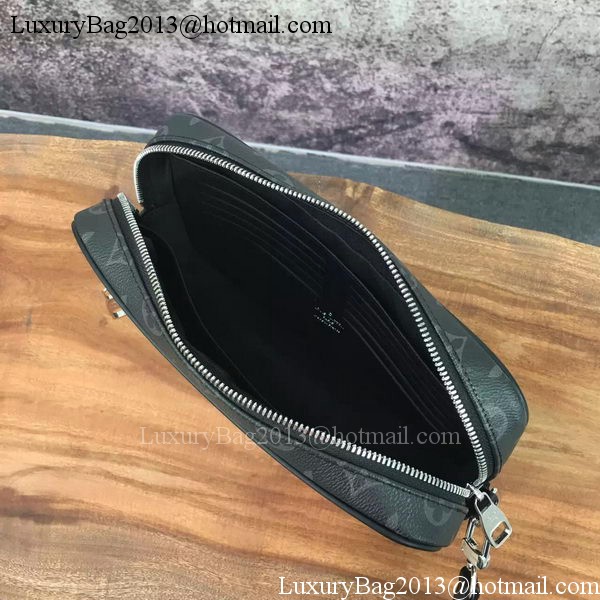 Louis Vuitton Monogram Eclipse Canvas KASAI CLUTCH M41664 Louis Vuitton Monogram Eclipse Canvas KASAI CLUTCH M41664