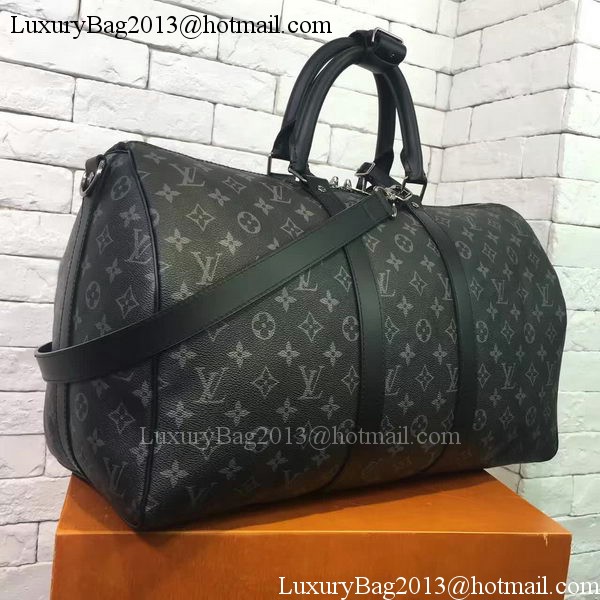 Louis Vuitton Monogram Eclipse Canvas KEEPALL 45 BANDOULIERE N40569 Louis Vuitton Monogram Eclipse Canvas KEEPALL 45 BANDOULIERE N40569
