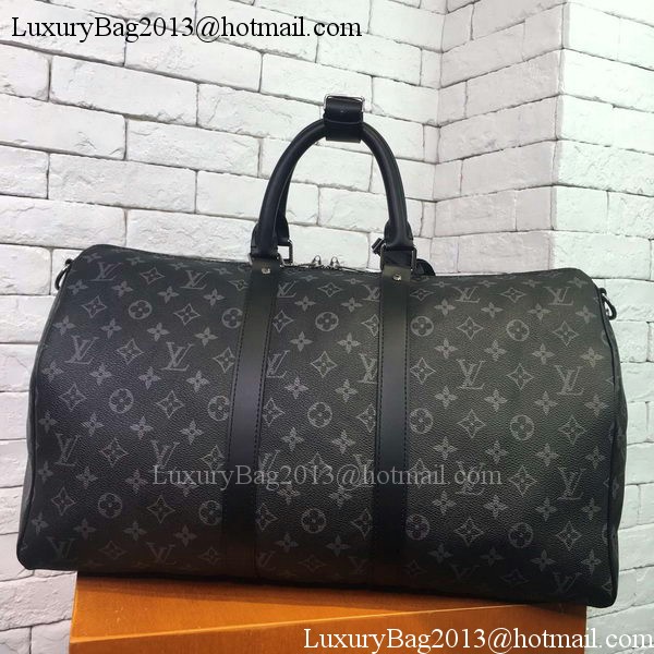 Louis Vuitton Monogram Eclipse Canvas KEEPALL 45 BANDOULIERE N40569 Louis Vuitton Monogram Eclipse Canvas KEEPALL 45 BANDOULIERE N40569