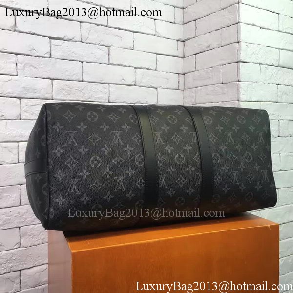 Louis Vuitton Monogram Eclipse Canvas KEEPALL 45 BANDOULIERE N40569 Louis Vuitton Monogram Eclipse Canvas KEEPALL 45 BANDOULIERE N40569