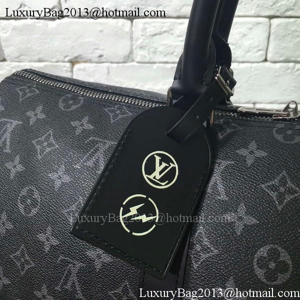 Louis Vuitton Monogram Eclipse Canvas KEEPALL 45 BANDOULIERE N40569 Louis Vuitton Monogram Eclipse Canvas KEEPALL 45 BANDOULIERE N40569