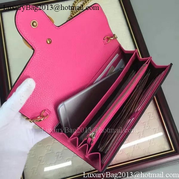 Gucci GG Marmont Leather mini Chain Bag 401232 Rose Gucci GG Marmont Leather mini Chain Bag 401232 Rose