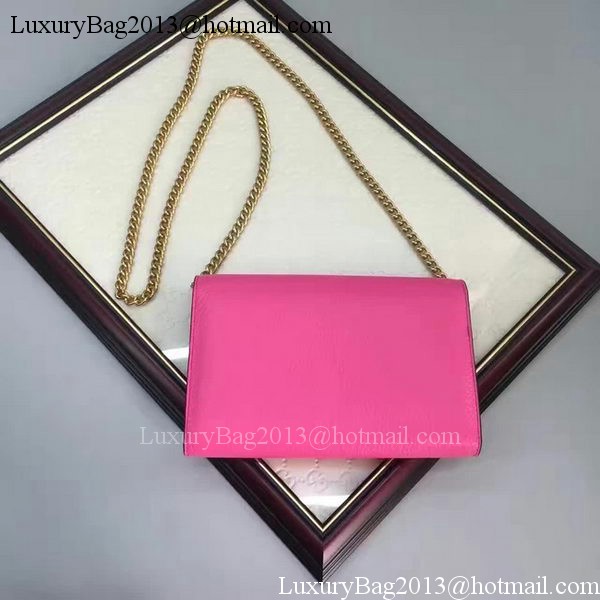 Gucci GG Marmont Leather mini Chain Bag 401232 Rose Gucci GG Marmont Leather mini Chain Bag 401232 Rose