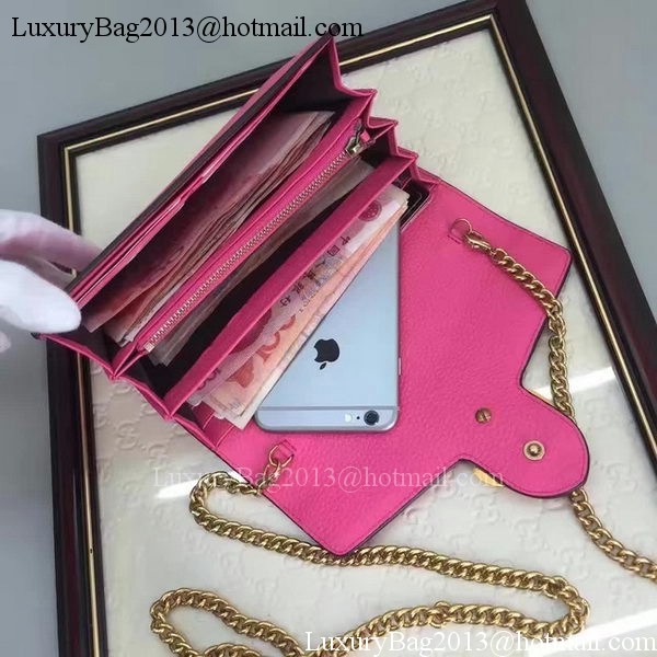 Gucci GG Marmont Leather mini Chain Bag 401232 Rose Gucci GG Marmont Leather mini Chain Bag 401232 Rose