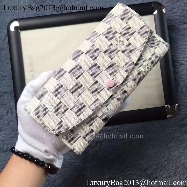 Louis Vuitton Damier Azur Canvas EMILIE WALLET N41625 Louis Vuitton Damier Azur Canvas EMILIE WALLET N41625