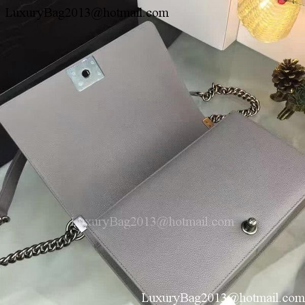 Boy Chanel Flap Bags Original Grey Cannage Pattern A67088 Silver Boy Chanel Flap Bags Original Grey Cannage Pattern A67088 Silver