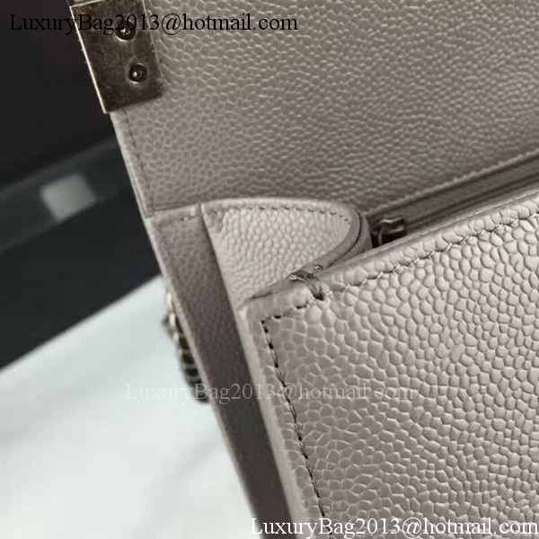 Boy Chanel Flap Bags Original Grey Cannage Pattern A67088 Silver Boy Chanel Flap Bags Original Grey Cannage Pattern A67088 Silver