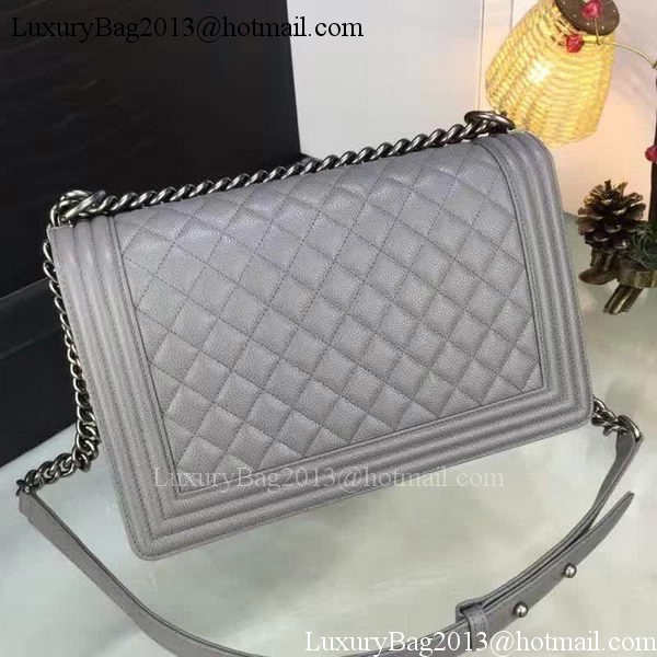 Boy Chanel Flap Bags Original Grey Cannage Pattern A67088 Silver Boy Chanel Flap Bags Original Grey Cannage Pattern A67088 Silver