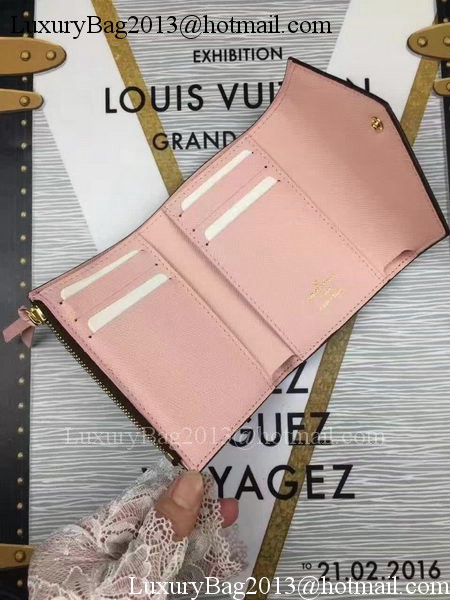 Louis Vuitton Monogram Canvas Victorine Wallet M62360 Pink Louis Vuitton Monogram Canvas Victorine Wallet M62360 Pink
