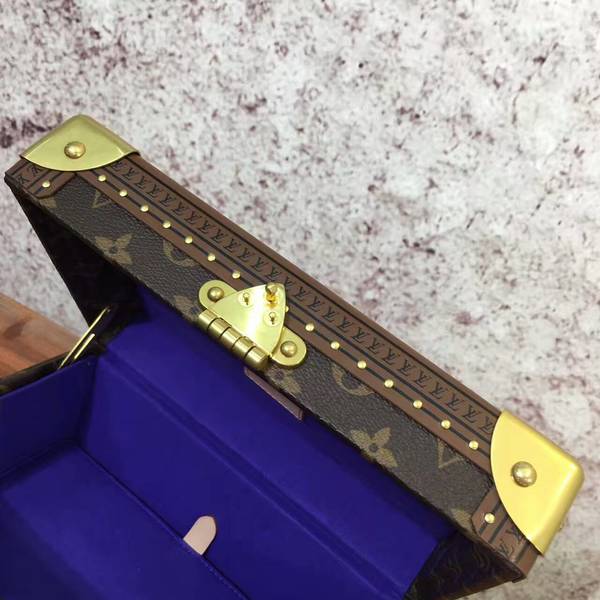 Louis Vuitton Monogram Canvas Treasure Box 40666 Dark Blue Louis Vuitton Monogram Canvas Treasure Box 40666 Dark Blue