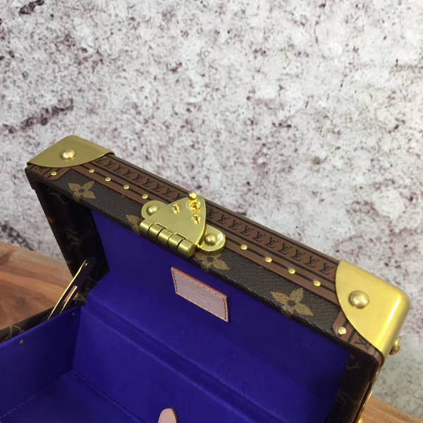 Louis Vuitton Mini Monogram Canvas Treasure Box 40665 Dark Blue Louis Vuitton Mini Monogram Canvas Treasure Box 40665 Dark Blue