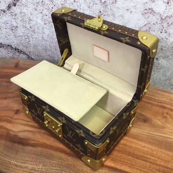 Louis Vuitton Mini Monogram Canvas Treasure Box 40665 Yellow Louis Vuitton Mini Monogram Canvas Treasure Box 40665 Yellow