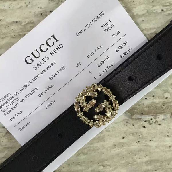 Gucci 2.5cm Original Leather Belt 17418C Gucci 2.5cm Original Leather Belt 17418C