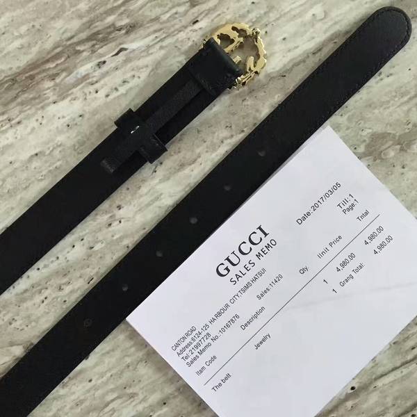 Gucci 2.5cm Original Leather Belt 17418C Gucci 2.5cm Original Leather Belt 17418C