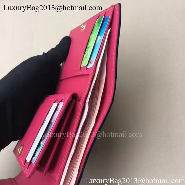 Gucci GG Supreme Canvas Padlock Wallet 453155 Red Gucci GG Supreme Canvas Padlock Wallet 453155 Red