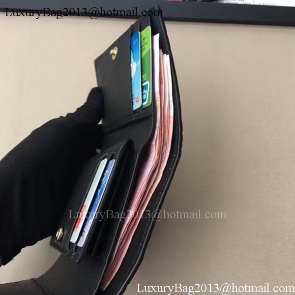 Gucci Signature Leather Padlock Wallet 453155 Black Gucci Signature Leather Padlock Wallet 453155 Black