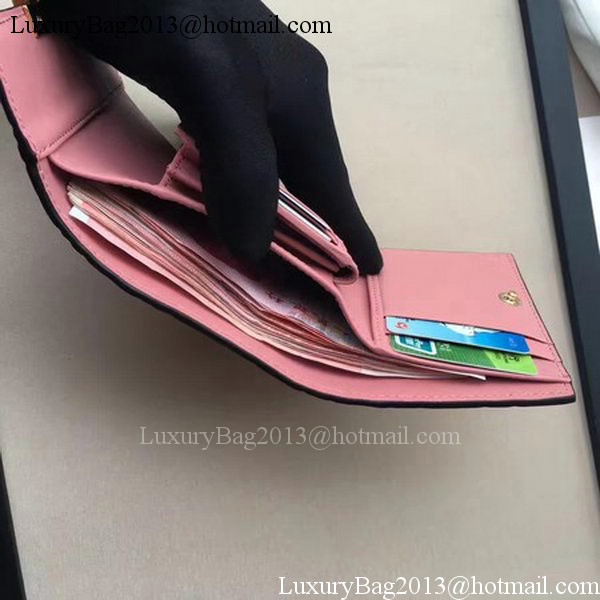 Gucci Signature Leather Padlock Wallet 453155 Pink Gucci Signature Leather Padlock Wallet 453155 Pink