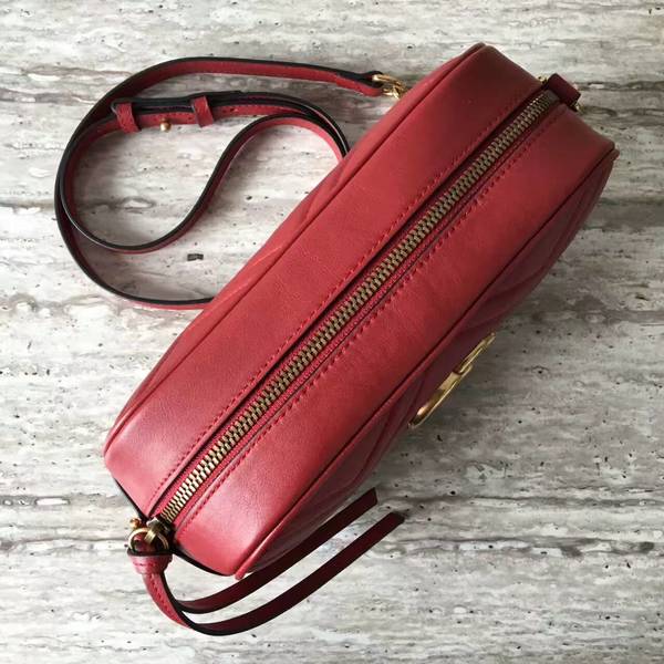 Gucci GG Marmont Matelasse Shoulder Bag 447632A Red Gucci GG Marmont Matelasse Shoulder Bag 447632A Red