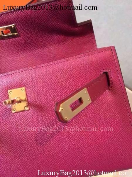 Hermes Kelly 22cm Tote Bag Original Leather KL22 Rose Hermes Kelly 22cm Tote Bag Original Leather KL22 Rose