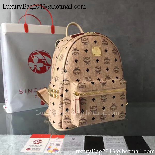MCM Medium Top Studs Backpack MCM0039 OffWhite MCM Medium Top Studs Backpack MCM0039 OffWhite