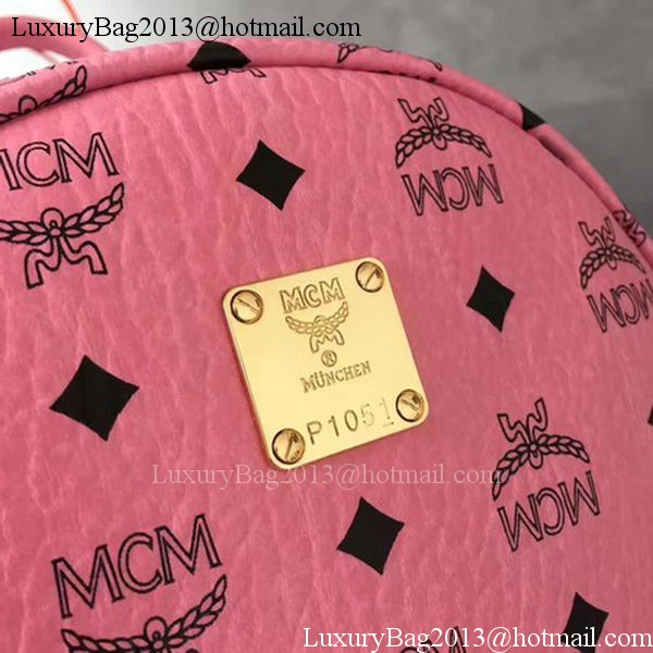 MCM Medium Top Studs Backpack MCM0039 Pink MCM Medium Top Studs Backpack MCM0039 Pink
