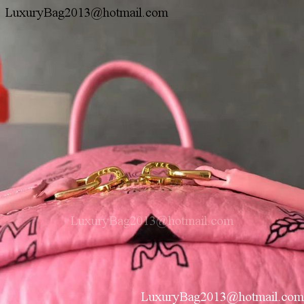 MCM Medium Top Studs Backpack MCM0039 Pink MCM Medium Top Studs Backpack MCM0039 Pink