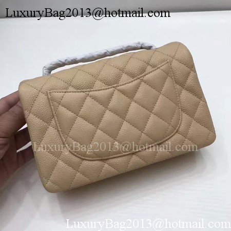 Chanel mini Classic Flap Bag Original Cannage Pattern A1116 Apricot Chanel mini Classic Flap Bag Original Cannage Pattern A1116 Apricot