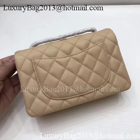 Chanel mini Classic Flap Bag Original Cannage Pattern A1116 Apricot Chanel mini Classic Flap Bag Original Cannage Pattern A1116 Apricot