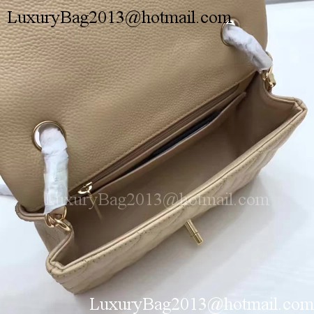 Chanel mini Classic Flap Bag Original Cannage Pattern A1116 Apricot Chanel mini Classic Flap Bag Original Cannage Pattern A1116 Apricot