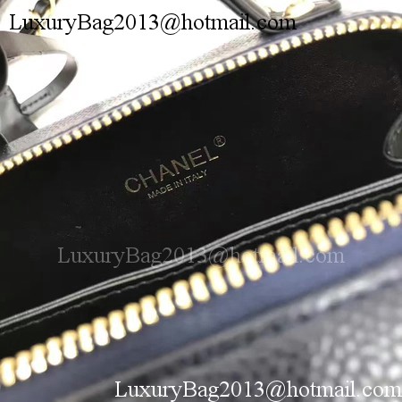 Chanel Cosmetic Bag Original Cannage Pattern A93341 Black Chanel Cosmetic Bag Original Cannage Pattern A93341 Black