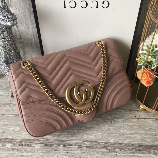 Gucci GG Marmont Velvet Shoulder Bag 443496A Light Pink Gucci GG Marmont Velvet Shoulder Bag 443496A Light Pink