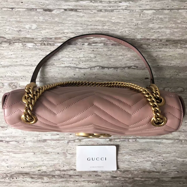 Gucci GG Marmont Velvet Shoulder Bag 443496A Light Pink Gucci GG Marmont Velvet Shoulder Bag 443496A Light Pink
