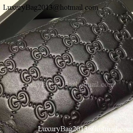 Gucci Bree Guccissima Leather Zip Around Wallet 323397 Black Gucci Bree Guccissima Leather Zip Around Wallet 323397 Black