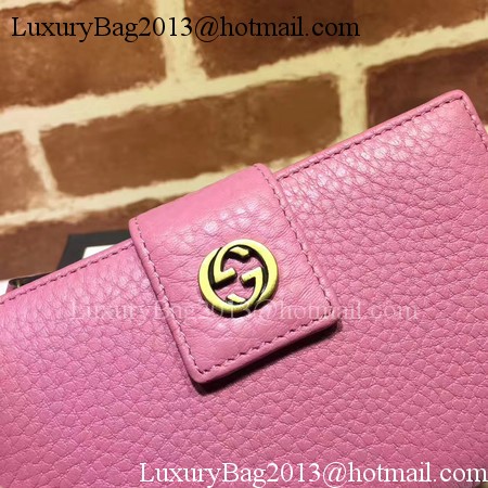 Gucci Calfskin Leagther Wallet 337023 Purple