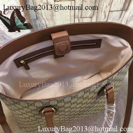 Gucci GG Supreme Tote Bag 453705 Brown Gucci GG Supreme Tote Bag 453705 Brown