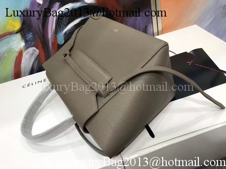 Celine Belt Bag Original Litchi Leather C3349 Grey Celine Belt Bag Original Litchi Leather C3349 Grey