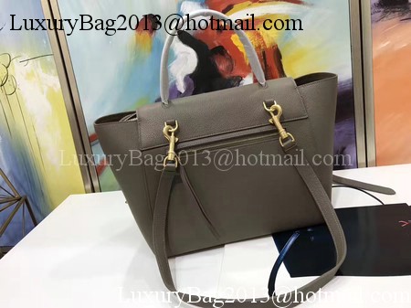 Celine Belt Bag Original Litchi Leather C3349 Grey Celine Belt Bag Original Litchi Leather C3349 Grey